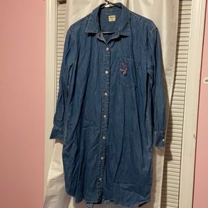 Denim dress